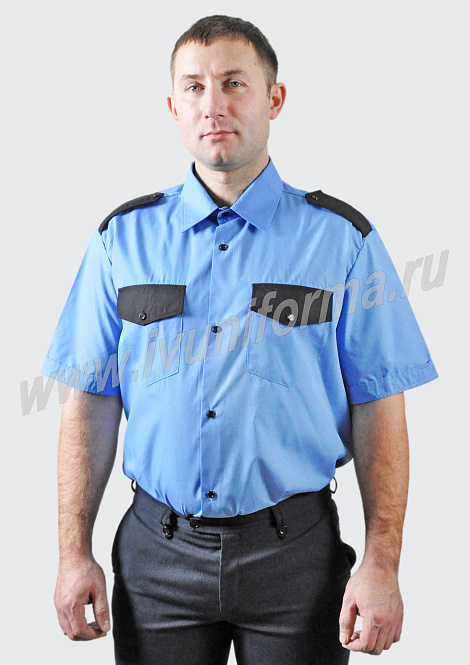 Рубашка охранника кор. рукав мужская